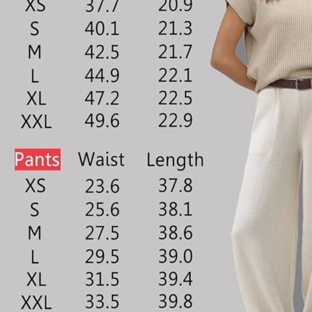 Ugerlov NEW Tapered Knit High Waisted Pant Size L - Picture 4 of 9